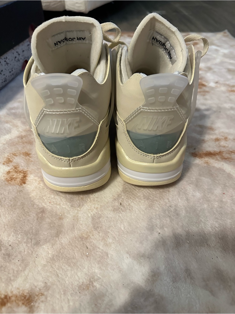 Off-White x Air Jordan 4 Retro SP Sail Women’s 7.5 CV9388-100 w/ Box/Extra Laces - Picture 5 of 10